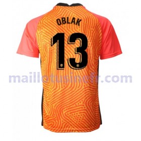 Maillot de Foot Atlético Madrid Jan Oblak 13 Gardien 2020-21 V003